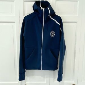 Authentic Manchester United Womens Adidas Zip up